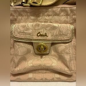 Authentic Coach Pink Crossbody Bag